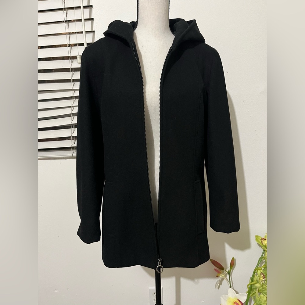 Jason Kole Sleek Black Trench Coat for Women